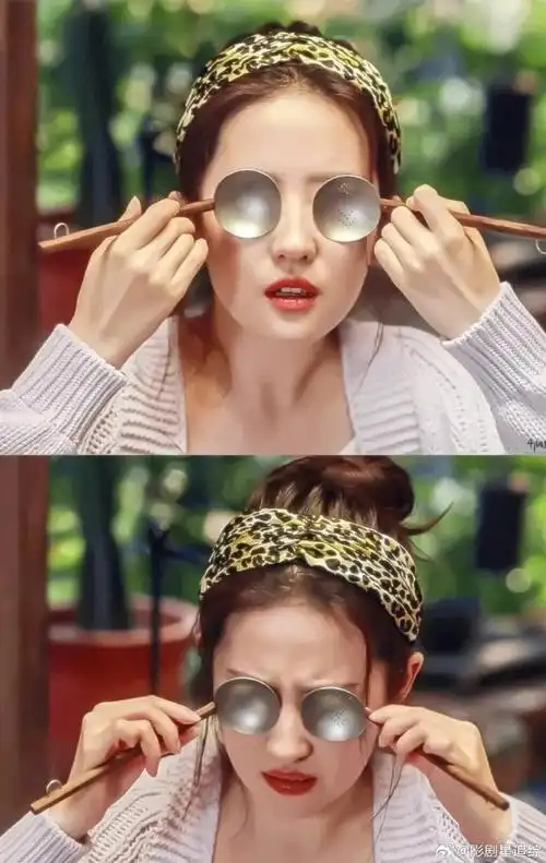 刘亦菲|怎么会有这么好看的头啊7515  好喜欢菲菲扎着简单随意的