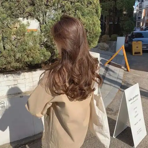 温柔气质背影女生头像,唯美长发女生背影头像图片