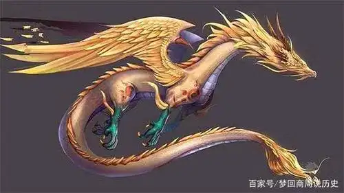 《山海经》之应龙:身生双翼,法力无边,曾斩杀夸父,蚩尤