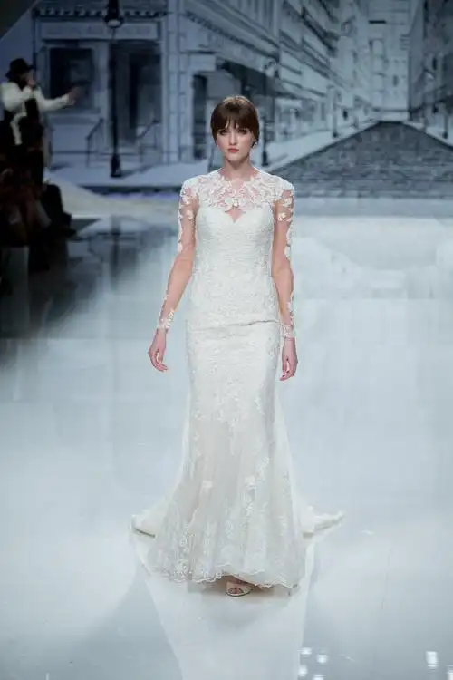 barcelonabridal 2017最新婚纱时尚秀-时尚婚纱穿搭