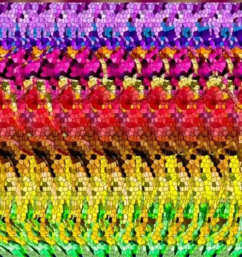 有人能看出来这种裸眼3d图吗