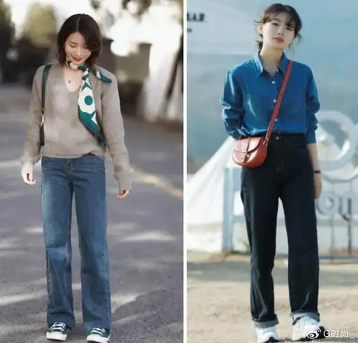 小个子在日常穿搭还是要遵循化繁为简的原则,不能穿得太过于花哨,否则