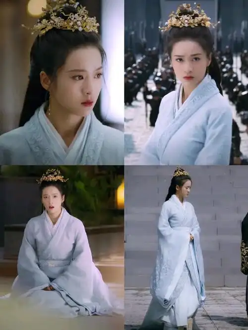 蓝色系白发容乐张雪迎