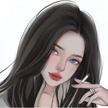 高冷的清冷风手绘动漫女头 超级惊艳的成熟气质手绘女头图片_女生头像