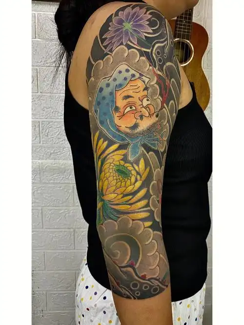 七分袖纹身毕业