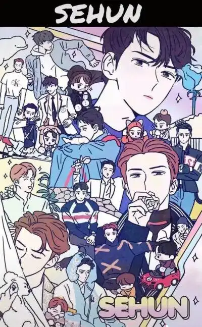 exo动漫壁纸团体