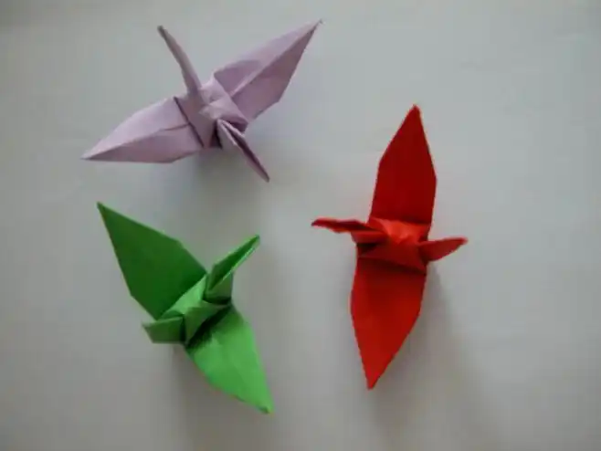 美丽的千纸鹤图片