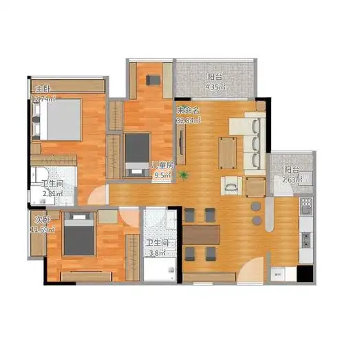 年底降价急租泗泾新苑朝南大主卧 采光好 空间大 房间柜子也大
