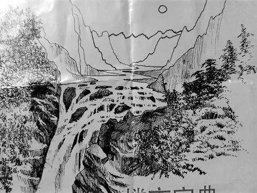 灵性山水 感悟自然, 一杨再平钢笔风景画欣赏