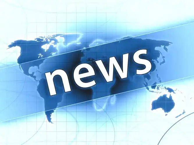 蓝色世界地图背景新闻概念news图片