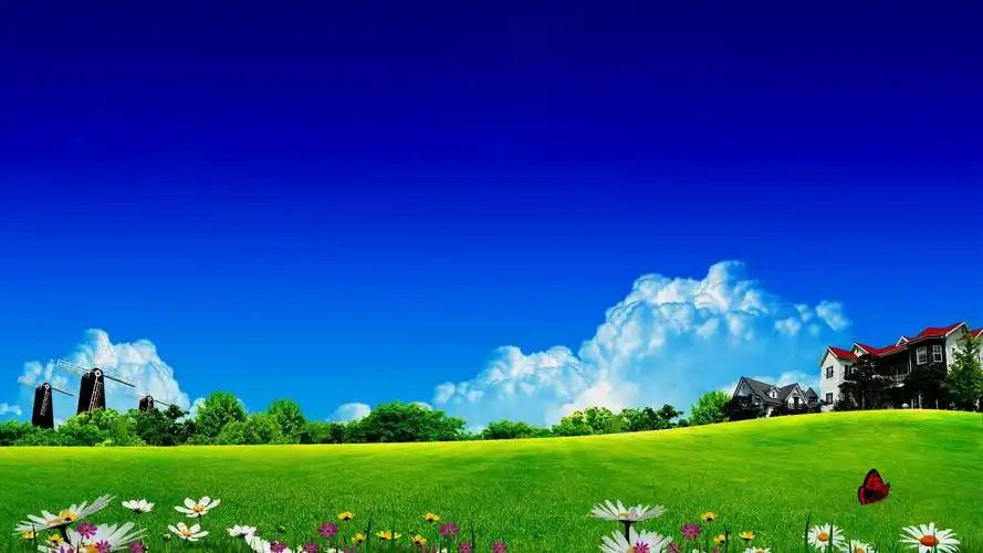 绿色养眼风景,高清图片,电脑桌面-壁纸族