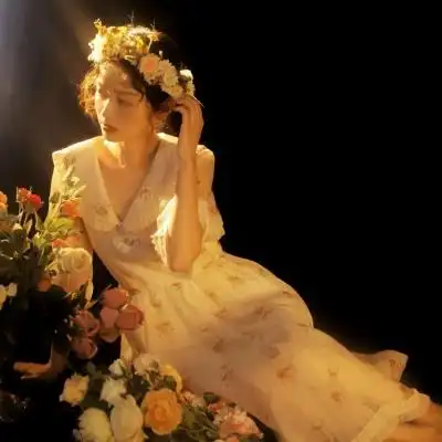 林鲸落/唯美复古风真人女生头像._微信头像_我要个性网