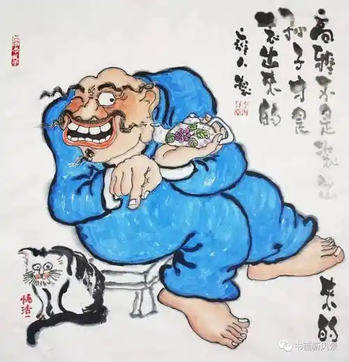 李海洋说:"我从来没解读过我滴作品,也不想去解读自己滴作品,画这东西