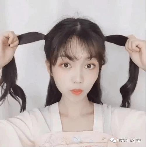 汉服发型绘制步骤图解!_头发_妇女_发髻