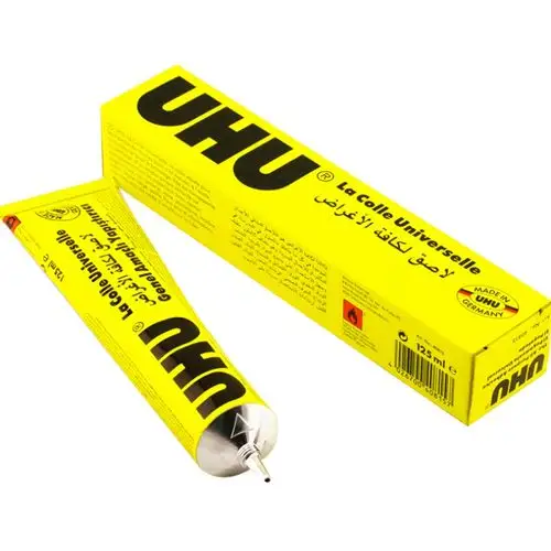 德国进口uhu强力胶水手工粘得牢u胶木工木板木头模型胶皮革软胶软性粘