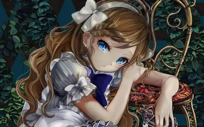 人物虚拟人物爱丽丝蓝眼睛动漫动漫女孩aliceblueeyesanimeanimegirls