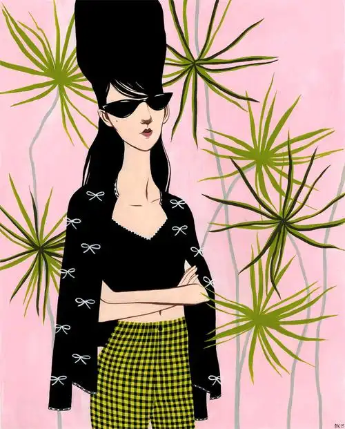 【插画设计】美国插画师 bijou karman 人物绘画作品 | www.