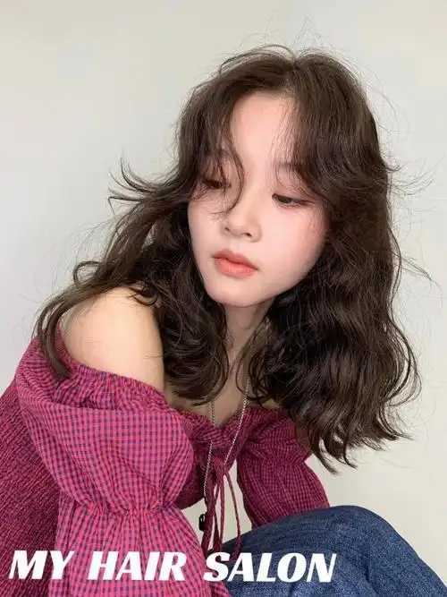 秋冬新款羊毛卷蛋卷头法式烫锁骨烫发减龄