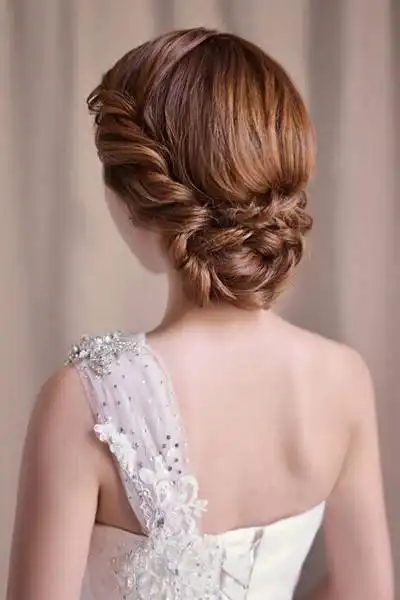 韩式新娘盘发造型,做最美温婉新娘