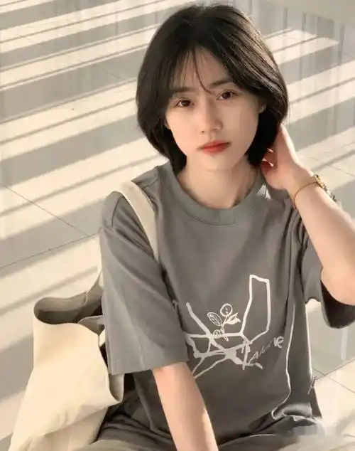 " 清纯短发 "._中国_发型_形象