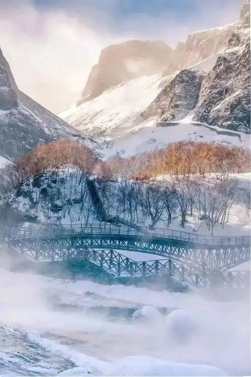 梦幻雪景畅滑粉雪冬天的浪漫尽在长白山