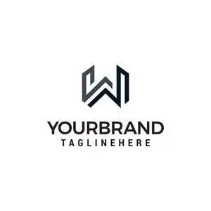 w字母设计纹身图片