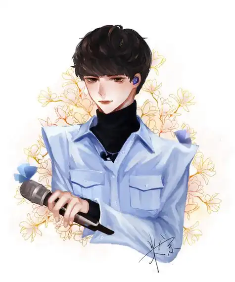 我真的超级喜欢周深了!(电脑色差太大我枯了)