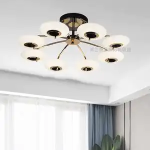 正品雷士照明新款伯克丽led客厅灯吊灯后现代简约轻奢时尚吸顶式