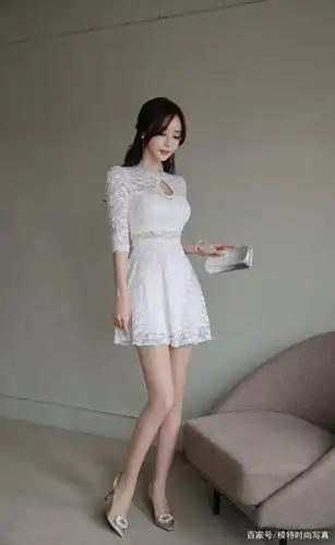 韩国美女模特孙允珠美图:冰雪暖心羊绒娇柔淑外套