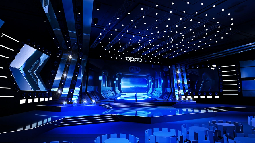 2021oppo年会舞台设计