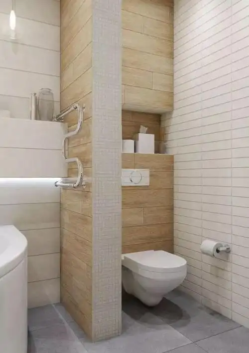 马桶后方1㎡的收纳设计,效果太棒!