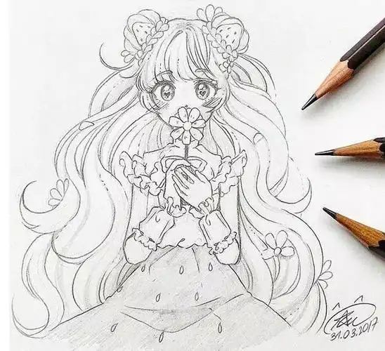 动漫少女的身材怎么画?