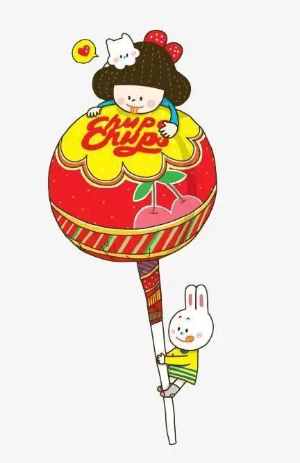 真知棒糖果简笔画