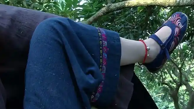 围屋里的桃花:春丫主动出击,谁知一蹬脚,吓得小木匠满头大汗!