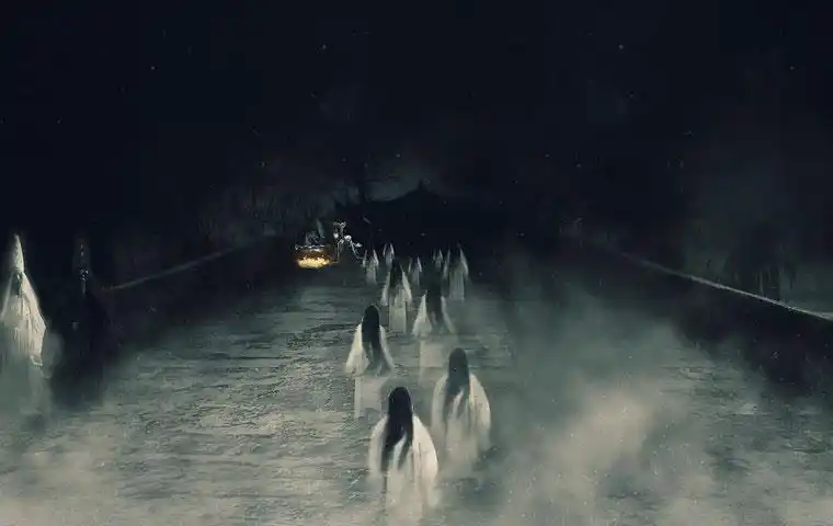 忘川河上有奈何桥,鬼卒八百守之,桥长千尺,过桥即是幽冥府也!桥