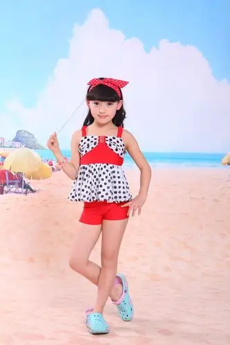 2013新款儿童游泳衣连体儿童泳衣 儿童泳装女童泳装女童5145图片_6