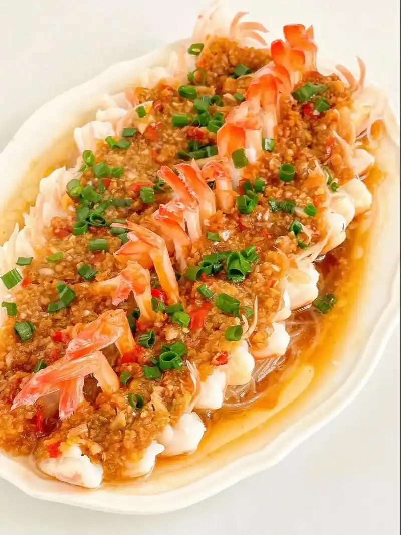 973步完成巨简单的蒜蓉粉丝虾.