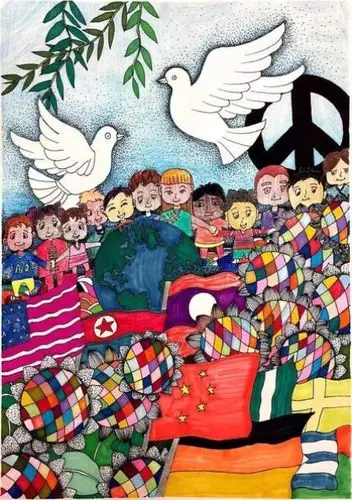 【新光好少年】我校学生在2018·全国少年儿童世界和平海报中获奖