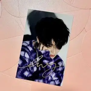 蔡徐坤亲笔签名照片时尚周边毕业礼送情侣送朋友ikun礼保真非印刷
