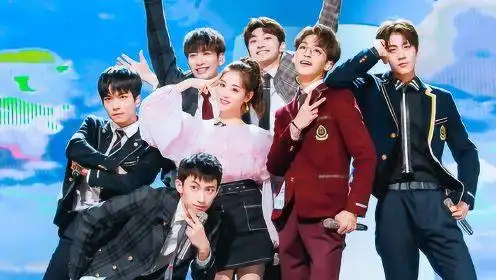 创造营2019何洛洛组搭档祝绪丹唱跳宣言5个校草和学姐青春力max