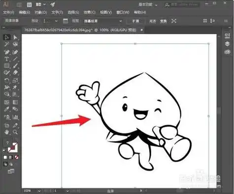 ai怎么将图片变成线稿