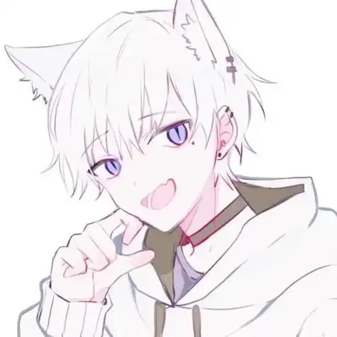 手绘情侣头像二次元情侣软萌系糖果色一对