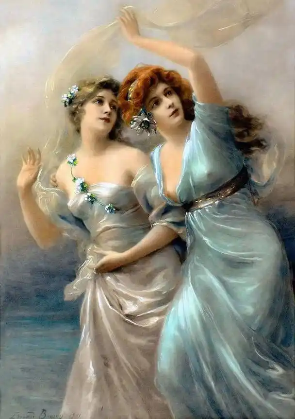 世界人体名画赏析古典人体油画里的女神美的风情万种