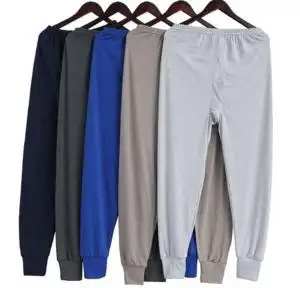 男士纯棉线裤春秋全棉图片