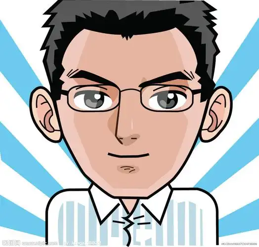 矢量男性人物头像图片