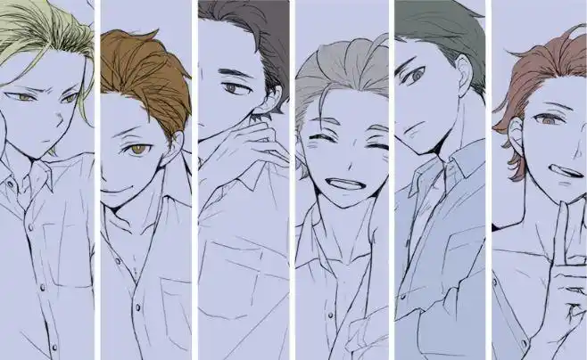 教你漫画男生背头发型画法!