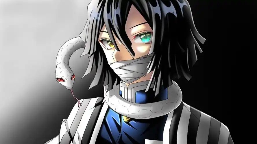 鬼灭之刃伊黑小芭内角色电脑壁纸