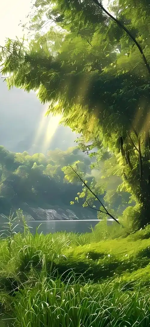 4k绿色茅草屋(风景手机动态壁纸) - 风景手机壁纸下载 - 元气壁纸