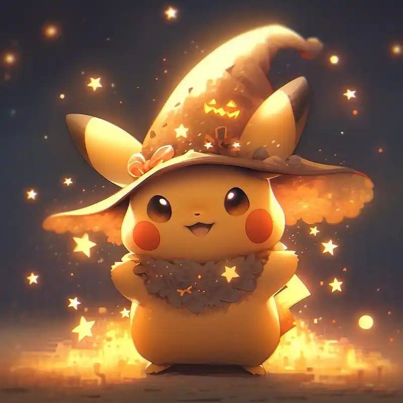 【头像】万圣节特别款皮卡丘