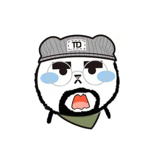 憨憨又可爱的胡子大叔头像